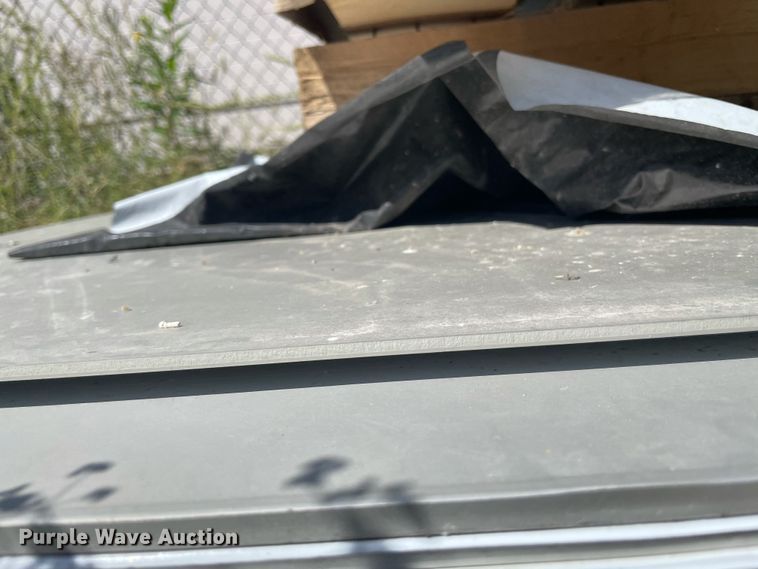 image for item MU9079 Approximately 50 sheets of anodized aluminum sheet metal