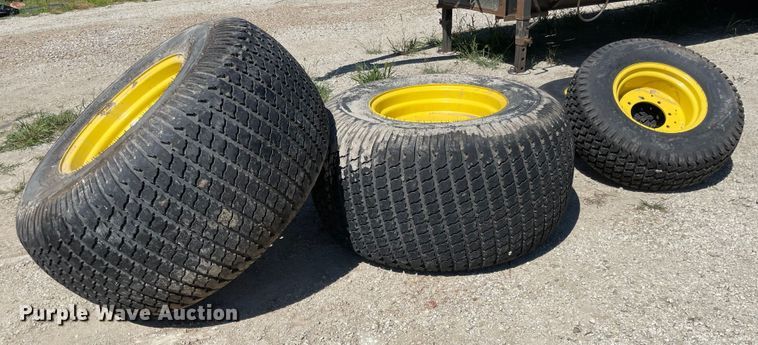 image for item MU9111 (4) Goodyear tractor tires and wheels