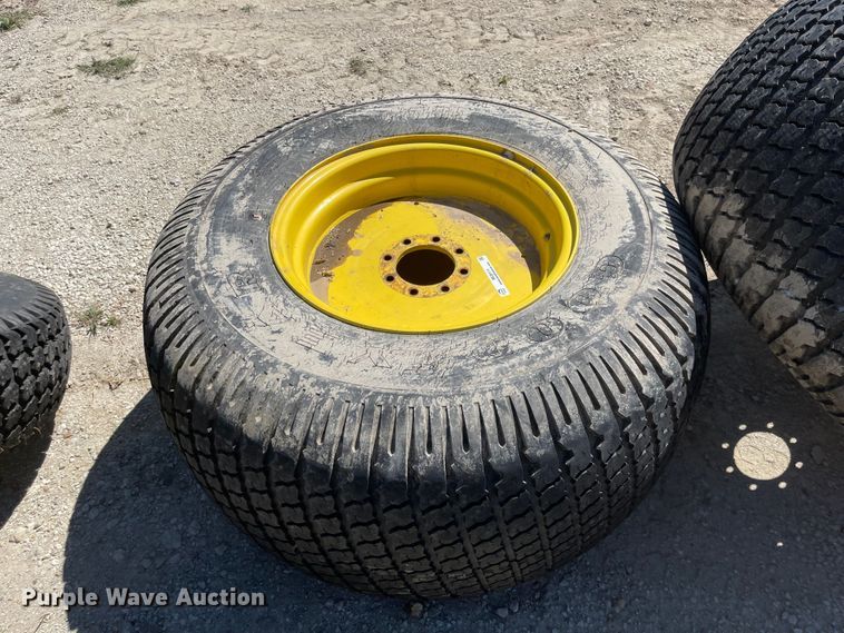 image for item MU9111 (4) Goodyear tractor tires and wheels