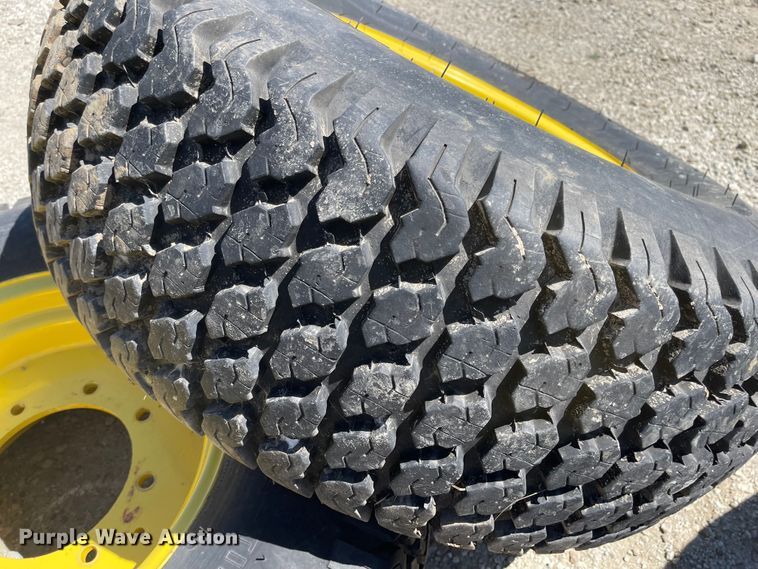 image for item MU9111 (4) Goodyear tractor tires and wheels