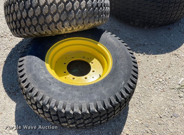 image for item MU9111 (4) Goodyear tractor tires and wheels