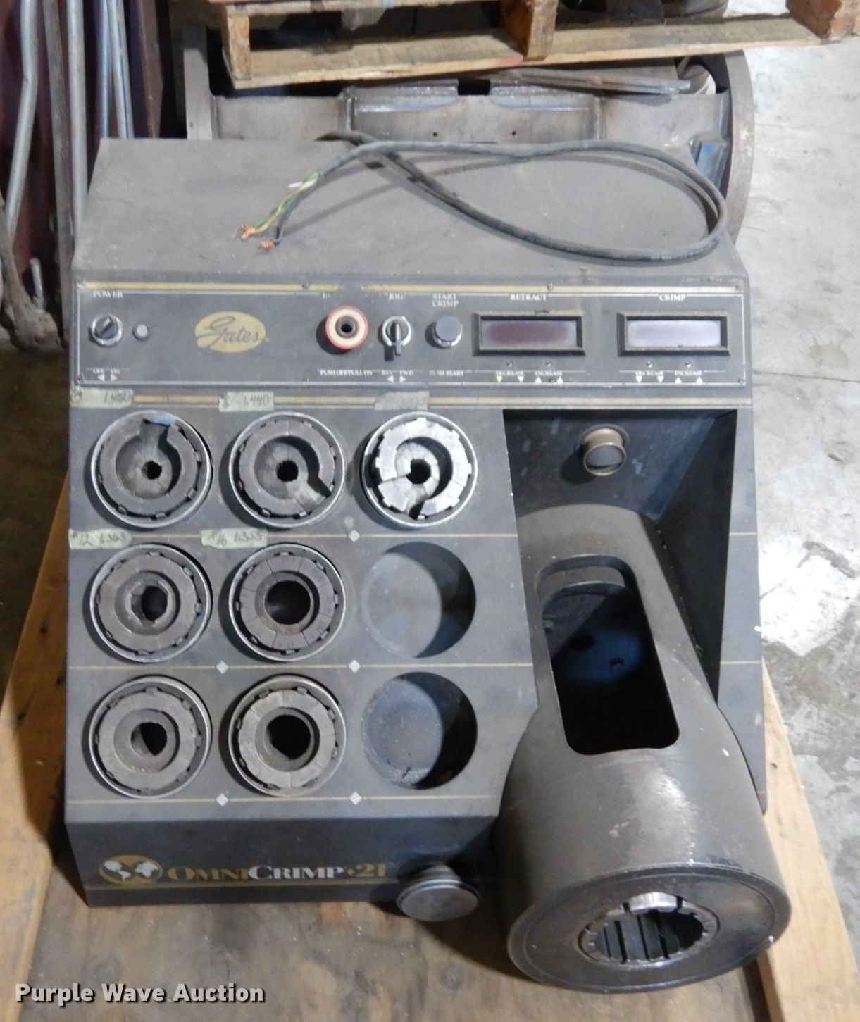 Gates hose crimper in Baldwin City, KS Item LY9058 sold Purple Wave