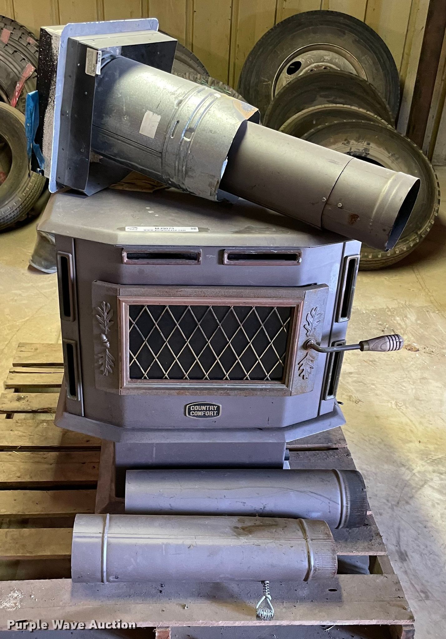 Country Comfort CC200 wood burning stove in Cushing, OK | Item MJ9073 sold  | Purple Wave