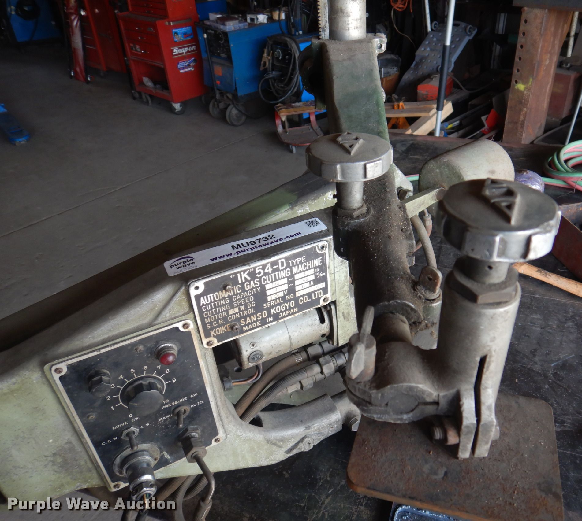 Koike Sanso Kogyo IK 54D cutting machine in Stanberry, MO Item