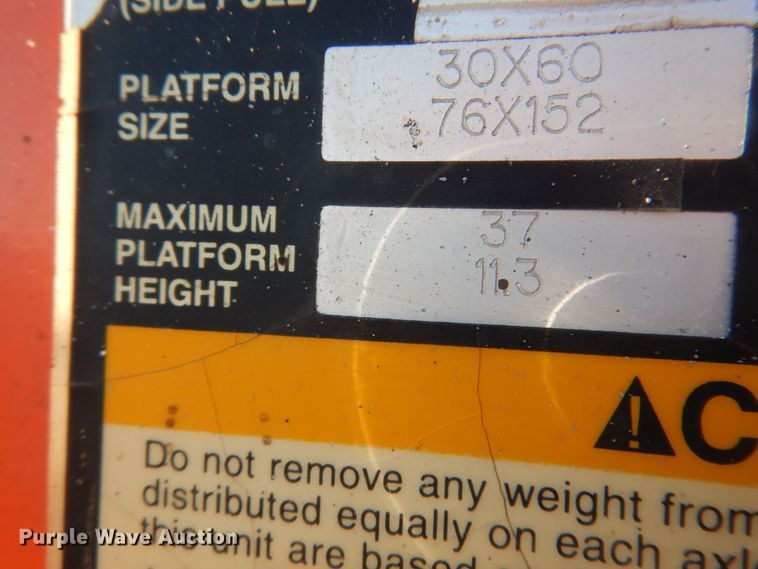 image for item DB7825 Snorkel TB-37RFO  boom lift