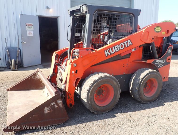 image for item DG2709 2016 Kubota SSV75  skid steer loader