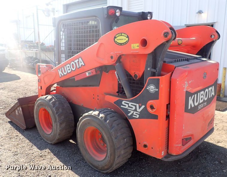 image for item DG2709 2016 Kubota SSV75  skid steer loader