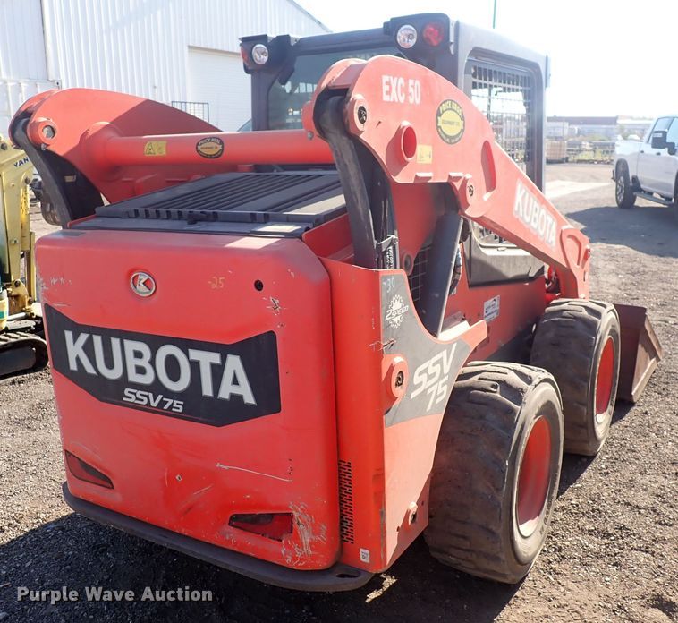 image for item DG2709 2016 Kubota SSV75  skid steer loader