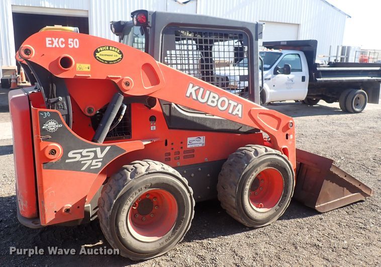 image for item DG2709 2016 Kubota SSV75  skid steer loader