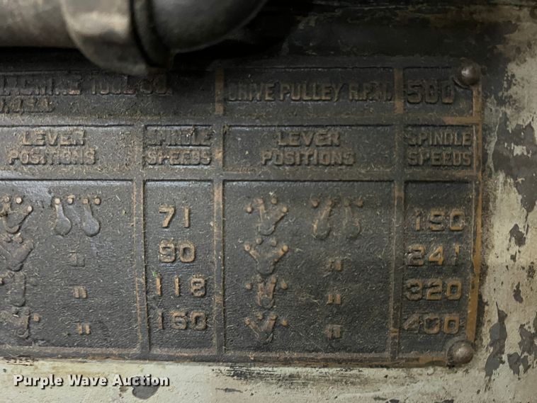 image for item DJ7692 Monarch  lathe