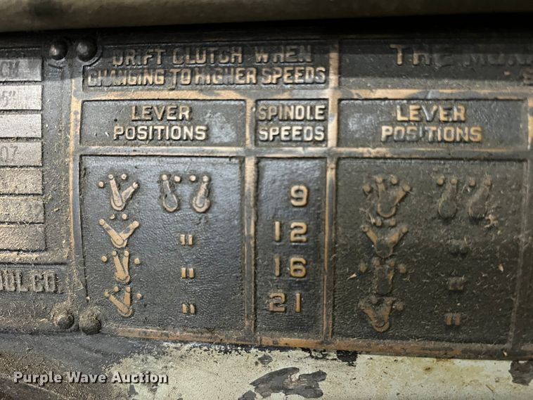 image for item DJ7692 Monarch  lathe