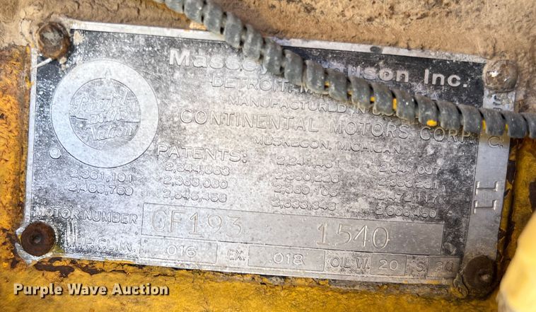 image for item DJ7694 Massey Ferguson 302  tractor