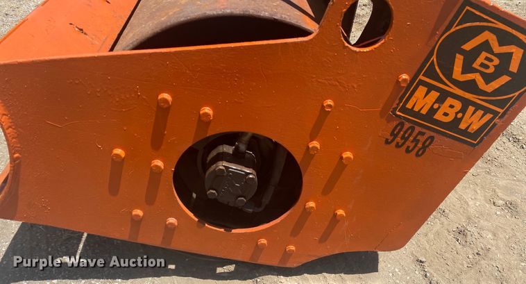 image for item DK6396 MBW 9958  skid steer roller