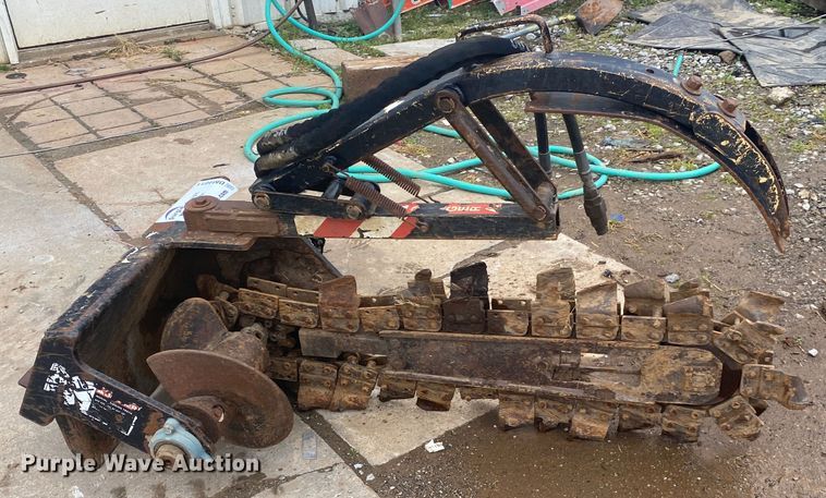 image for item DK6402 2007 Ditch Witch  skid steer trencher