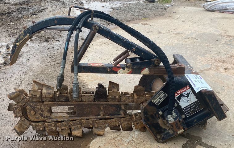image for item DK6402 2007 Ditch Witch  skid steer trencher