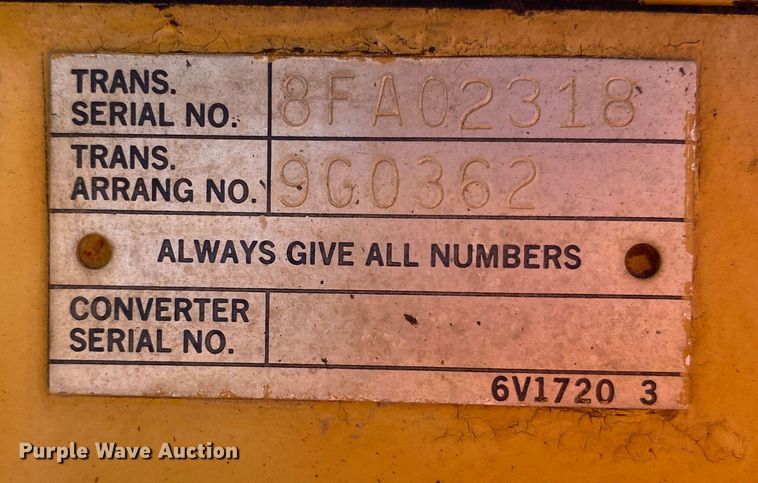 image for item DK6417 1992 Caterpillar 613C  elevating scraper