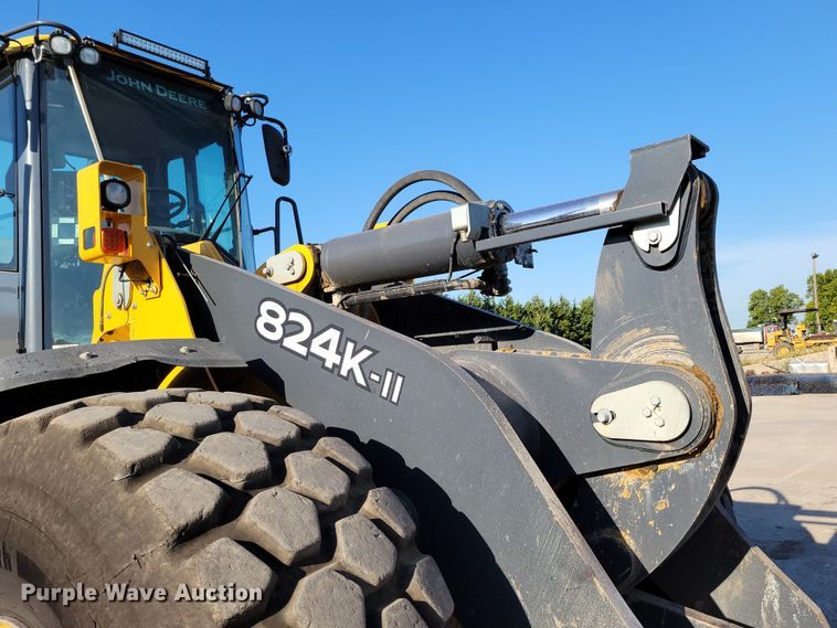 image for item DM2474 2015 John Deere 824K-II  wheel loader