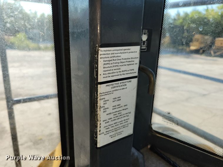 image for item DM2474 2015 John Deere 824K-II  wheel loader