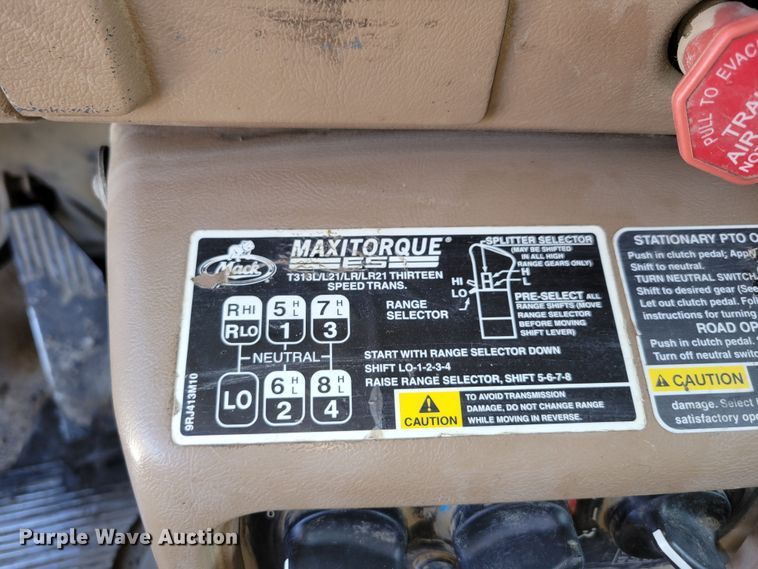 image for item DM2476 2007 Mack CV713 Granite  dump truck