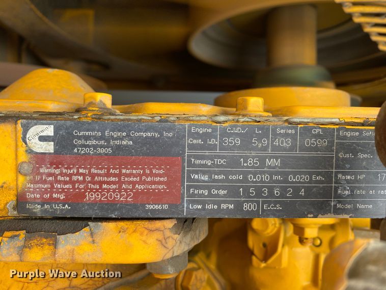 image for item DM4185 Badger 670  wheeled excavator