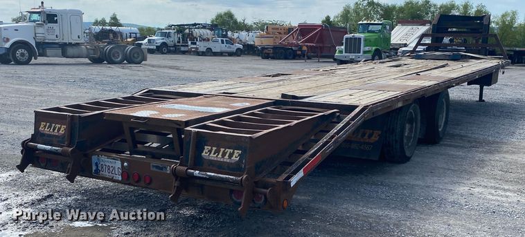 image for item DM4194 2009 Elite Trailers Dovetail-36  equipment trailer