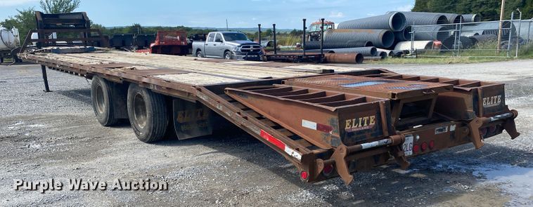 image for item DM4194 2009 Elite Trailers Dovetail-36  equipment trailer