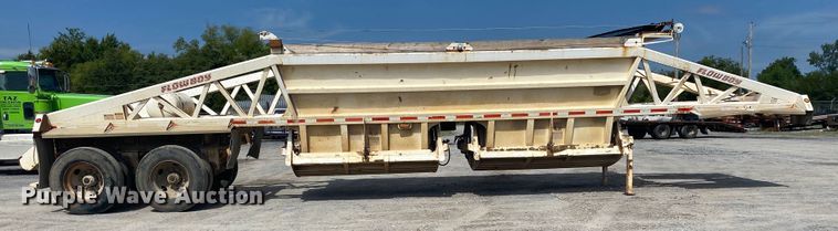 image for item DM4195 2002 Flowboy  bottom dump trailer