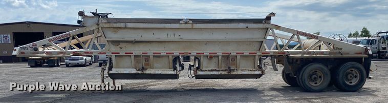 image for item DM4195 2002 Flowboy  bottom dump trailer