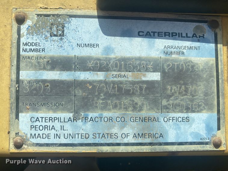 image for item DM4197 1989 Caterpillar 613C  elevating scraper