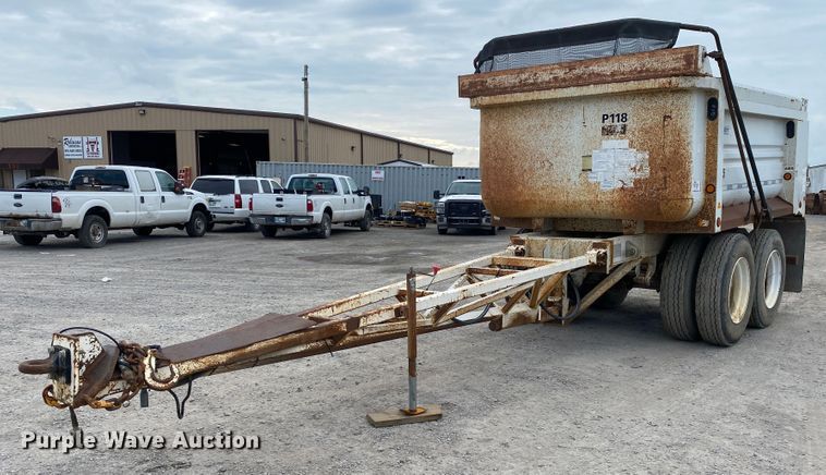 image for item DM4203 2009 Clement 2AT1210S  end dump pup trailer