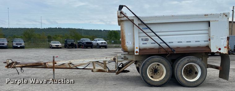 image for item DM4203 2009 Clement 2AT1210S  end dump pup trailer