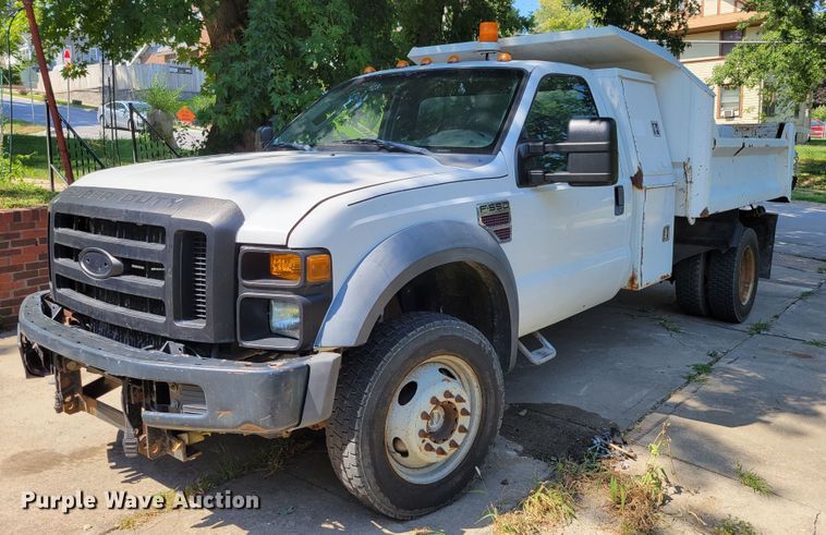 image for item DM8009 2008 Ford F550 Super Duty XL dump truck