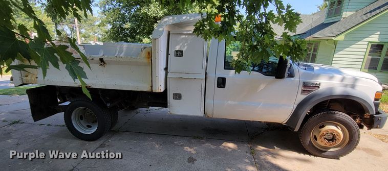 image for item DM8009 2008 Ford F550 Super Duty XL dump truck