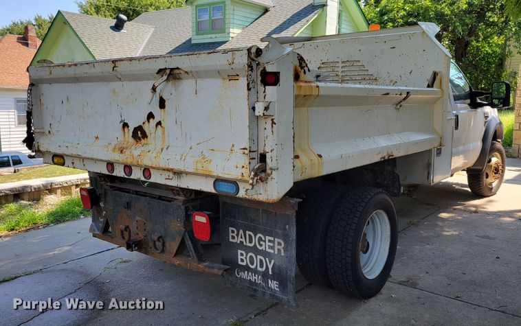 image for item DM8009 2008 Ford F550 Super Duty XL dump truck