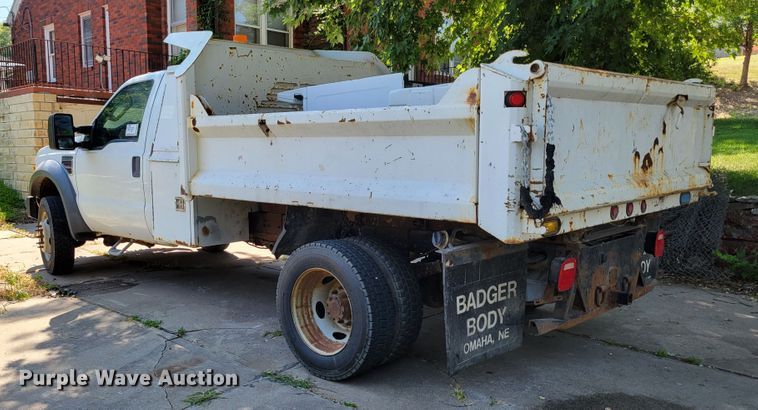 image for item DM8009 2008 Ford F550 Super Duty XL dump truck