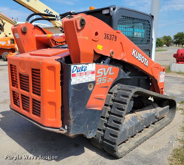 image for item DM8010 2017 Kubota SVL95-2S  tracked skid steer loader