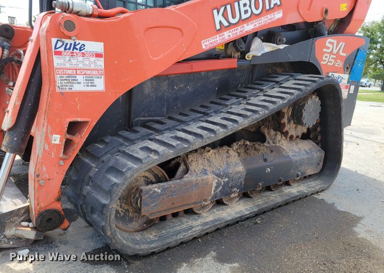 image for item DM8010 2017 Kubota SVL95-2S  tracked skid steer loader