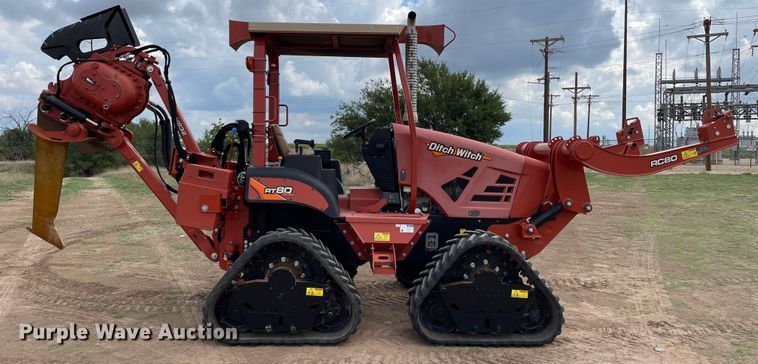 image for item DN5157 2017 Ditch Witch RT80 Quad  vibratory cable plow