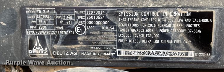 image for item DN5157 2017 Ditch Witch RT80 Quad  vibratory cable plow