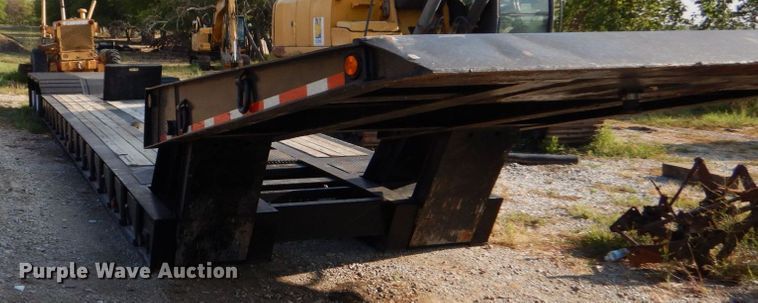 image for item DO1508 1999 Trail King TK110FG533  lowboy equipment trailer