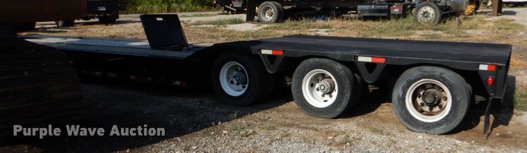 image for item DO1508 1999 Trail King TK110FG533  lowboy equipment trailer