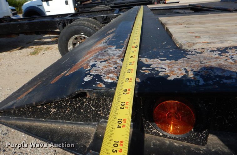 image for item DO1508 1999 Trail King TK110FG533  lowboy equipment trailer