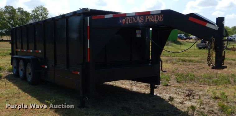 image for item DO1510 2020 Texas Pride  dump trailer