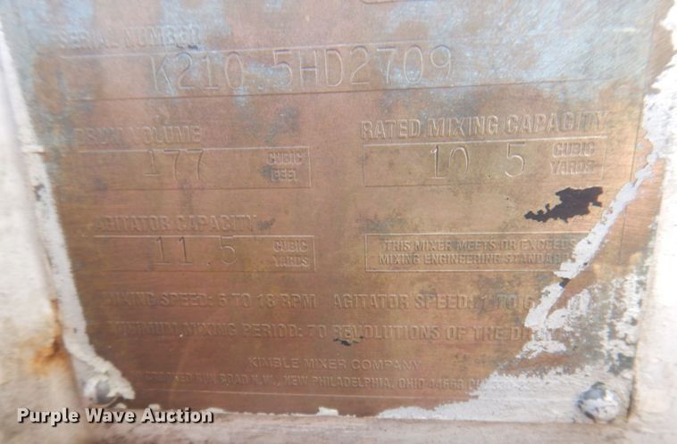 image for item DP0310 2005 Mack CV513  ready mix truck