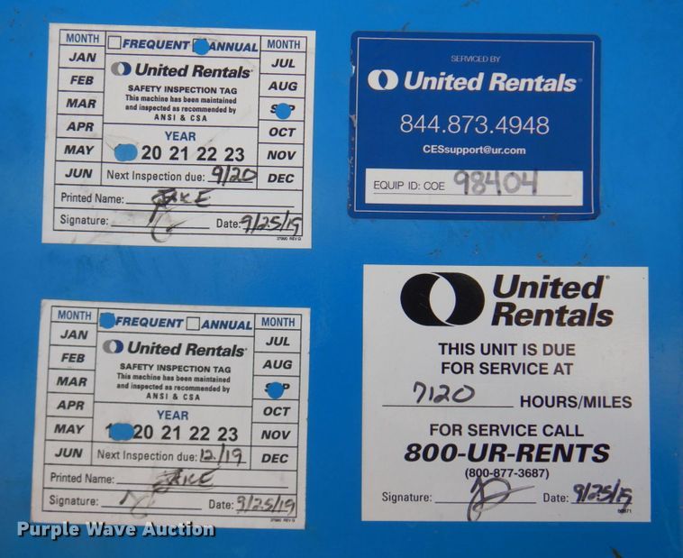 image for item DQ7216 2008 Genie S-60  boom lift