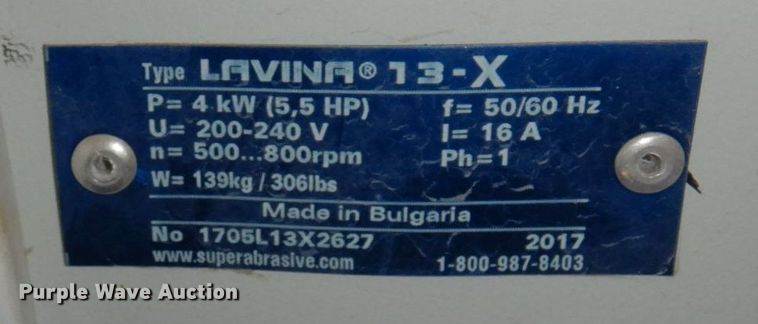 image for item DQ7223 2017 Lavina 13X  concrete grinder