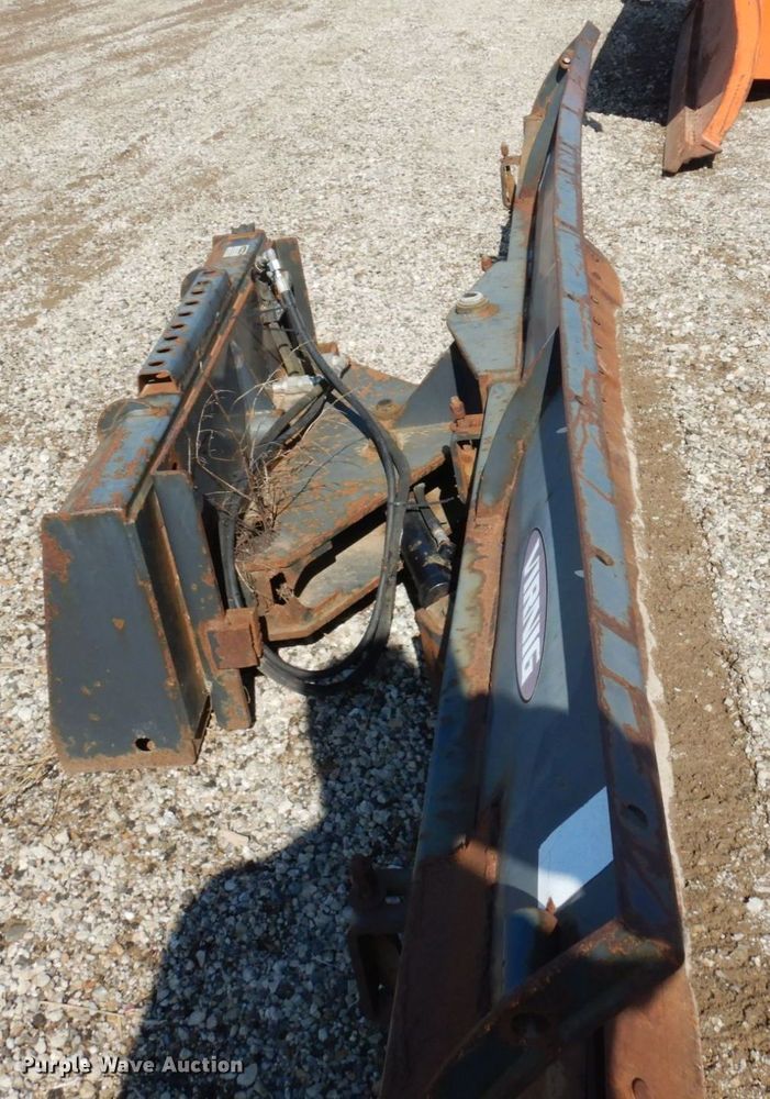 image for item DQ7228 Virnig  skid steer dozer blade with snow pusher