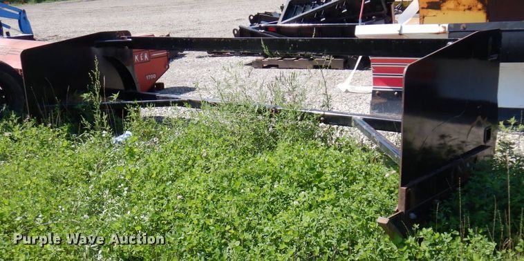 image for item DQ7228 Virnig  skid steer dozer blade with snow pusher