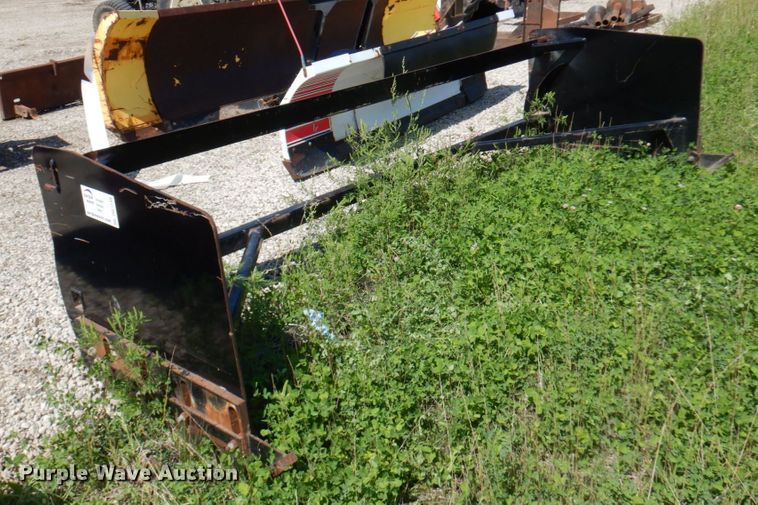 image for item DQ7228 Virnig  skid steer dozer blade with snow pusher