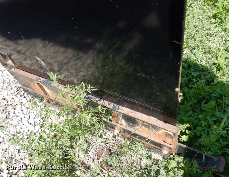 image for item DQ7228 Virnig  skid steer dozer blade with snow pusher